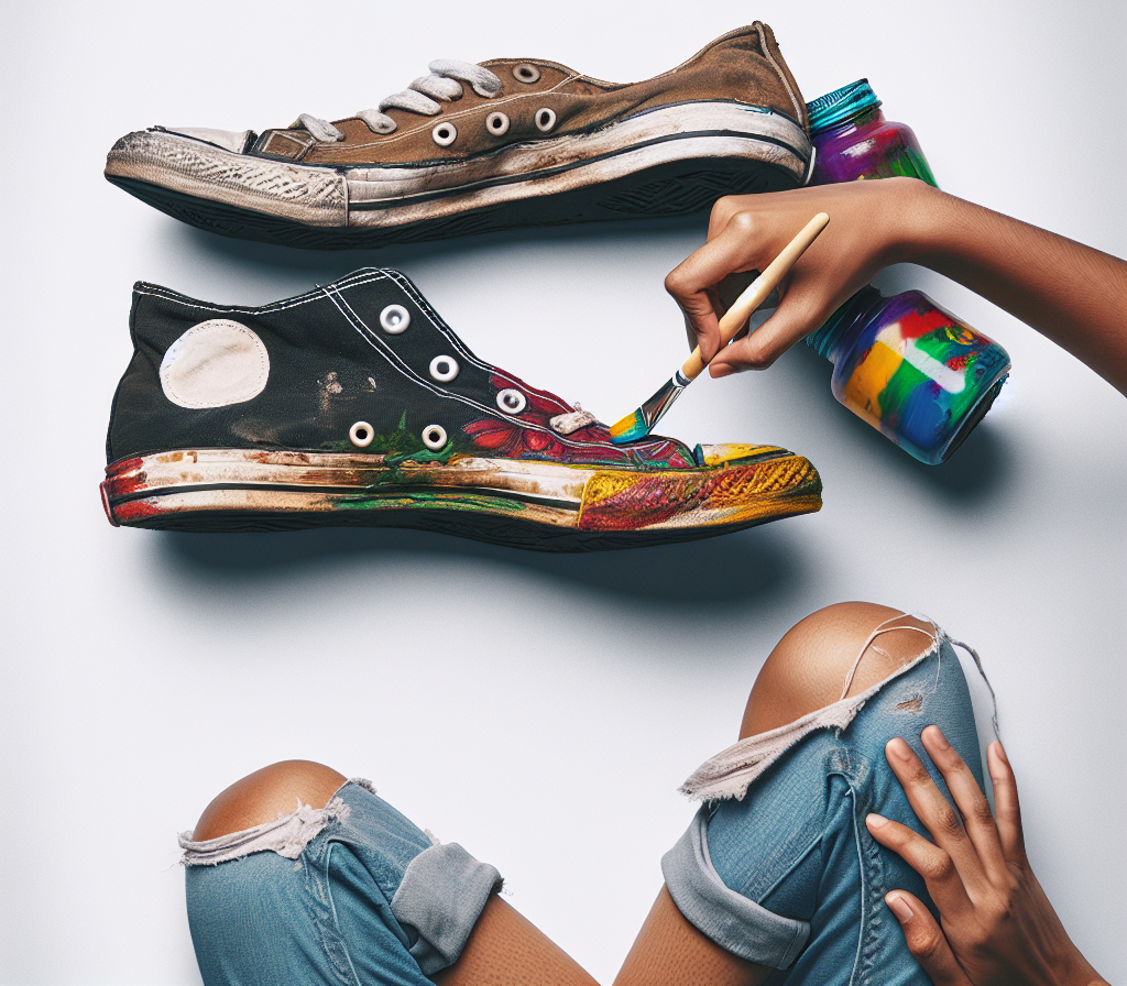 Jak odnowić i pomalować stare trampki, nadając im nowy wygląd