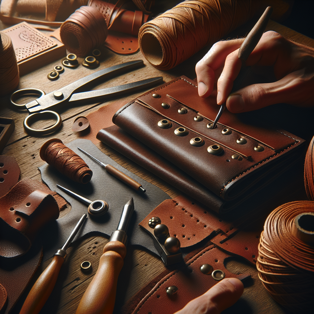 Jak używać nitów kaletniczych do wzmacniania i dekorowania ręcznie robionych przedmiotów?