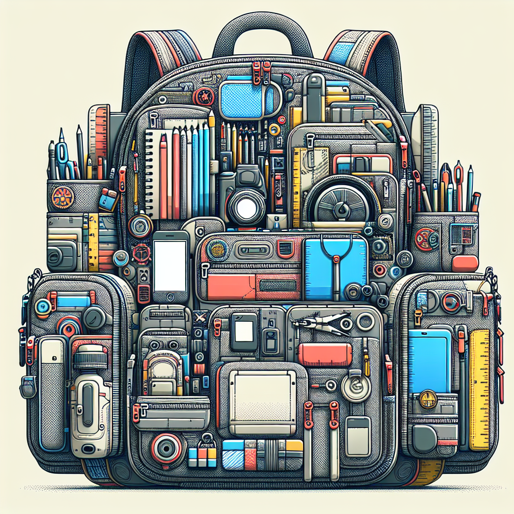 Plecak DIY z dodatkowymi kieszeniami