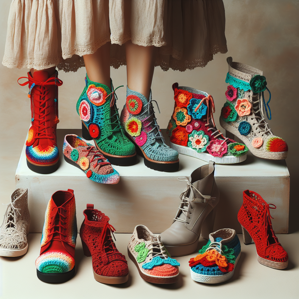Szydełkowane nakładki na buty – praktyczny i estetyczny dodatek