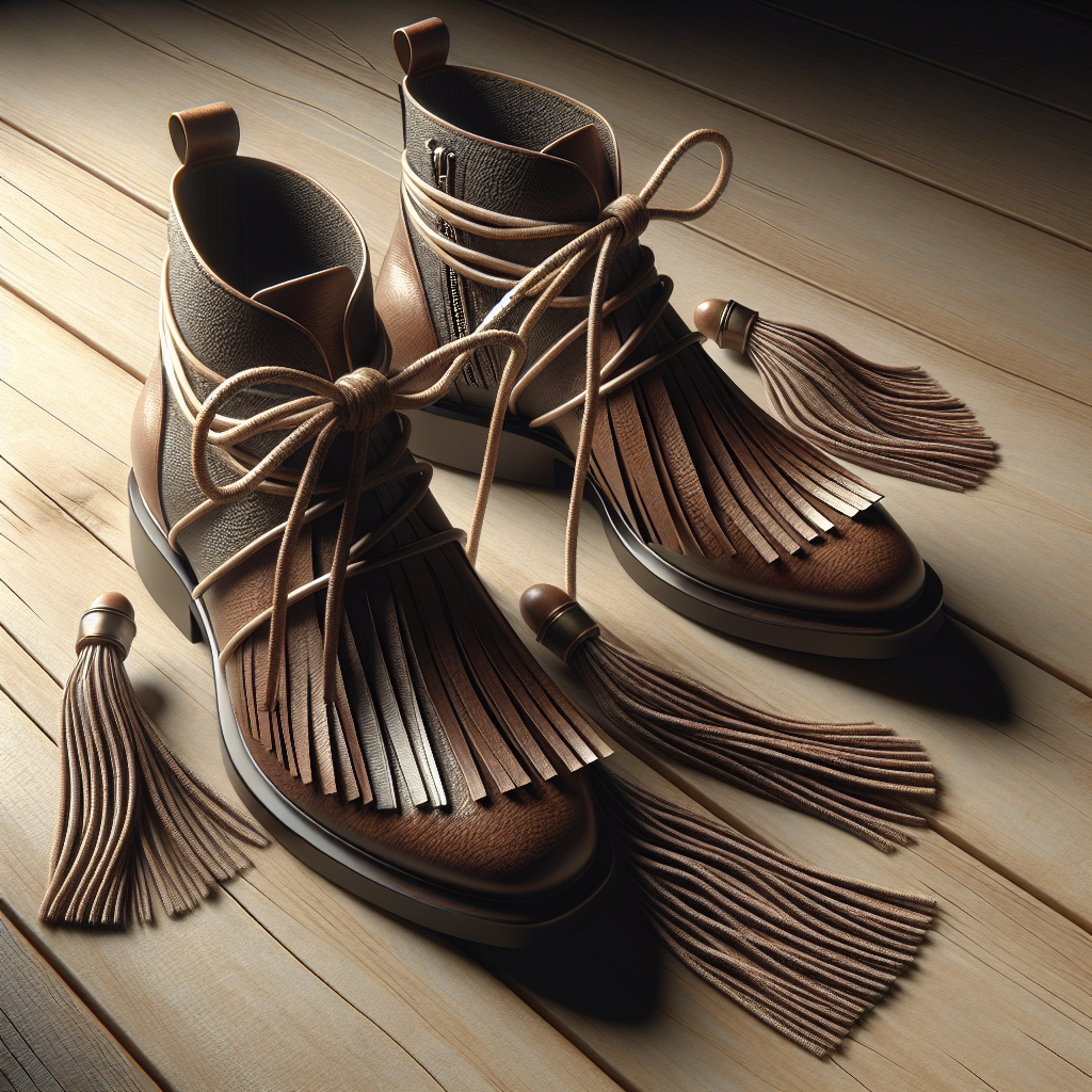 Tworzenie modnych frędzli i chwostów do butów