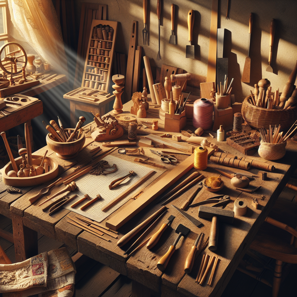 Co w swoim wrsztacie musi mieć każdy interesujący się rękodziełem?