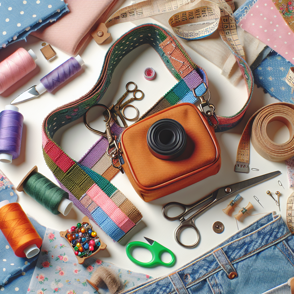 Jak zrobić modny pasek materiałowy do torebki DIY