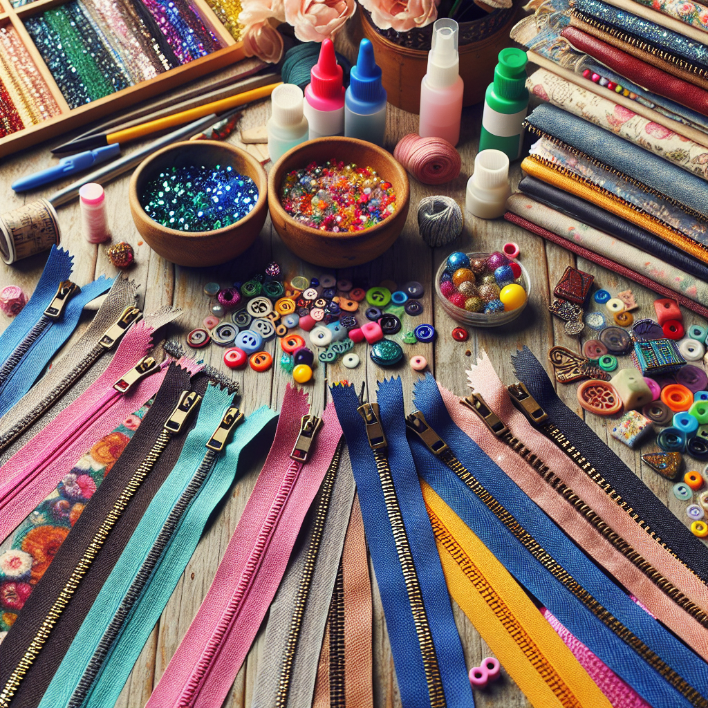 Zamki błyskawiczne w projektach DIY – jakie wybrać do swoich kreacji