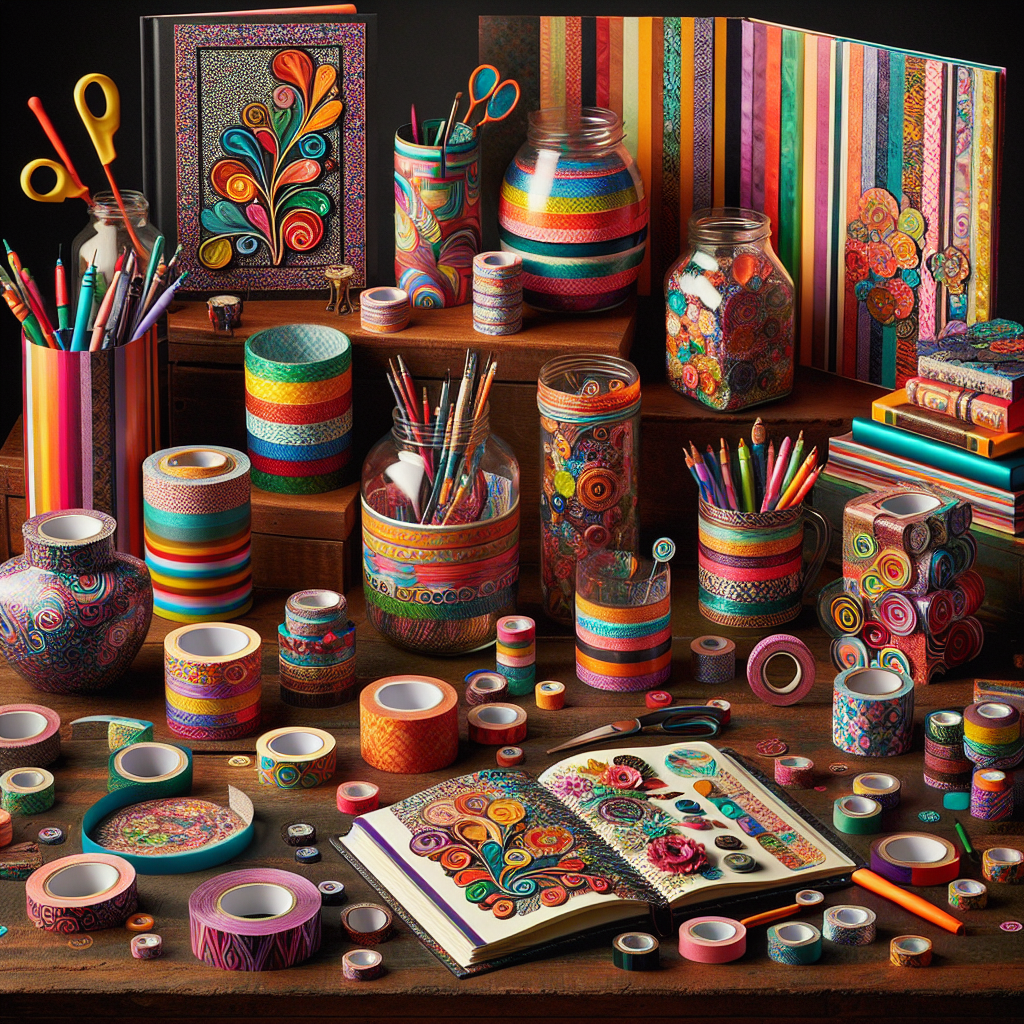 Jak wykorzystać taśmę z nadrukiem w projektach DIY i personalizacji