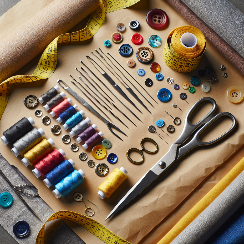 Zestaw startowy dla pasjonatów szycia - niezbędne artykuły krawieckie