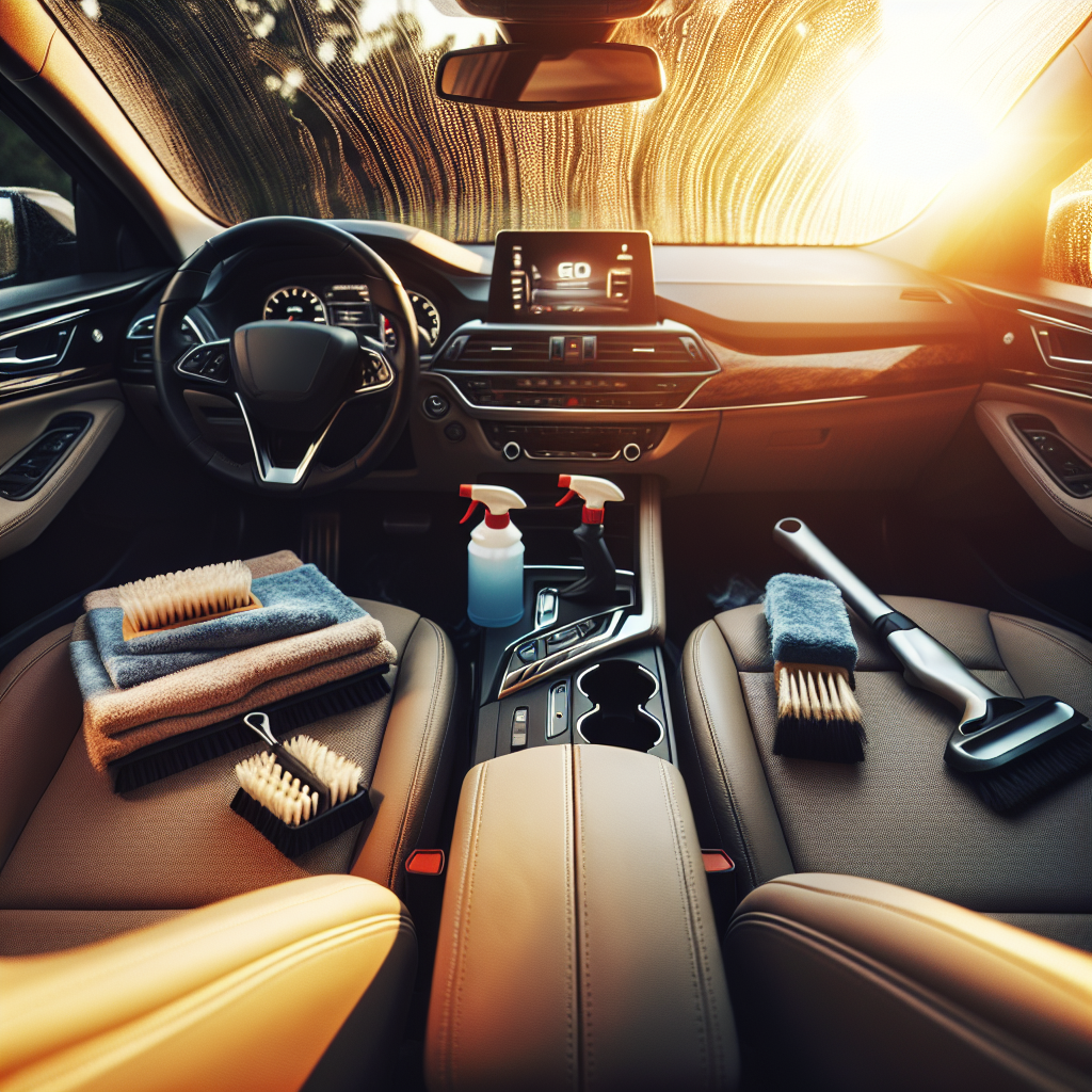 Jak efektywnie odświeżyć wnętrze samochodu preparatami do tapicerki?