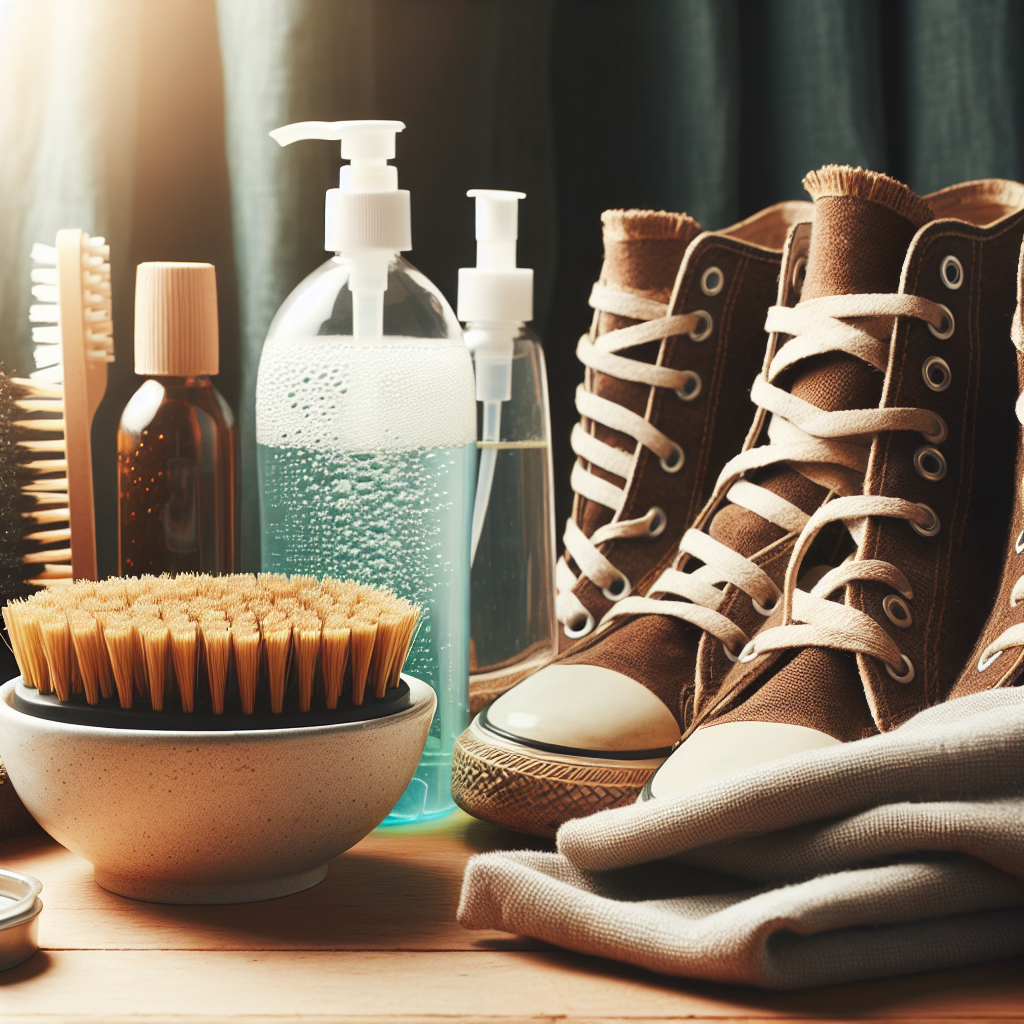 Czyszczenie trampek – jak skutecznie odświeżyć ulubione buty bez uszkadzania materiału?