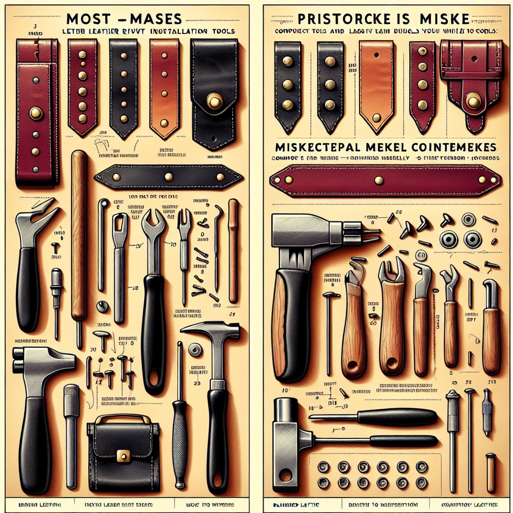 Montaż nitów kaletniczych – najczęstsze błędy i jak ich uniknąć
