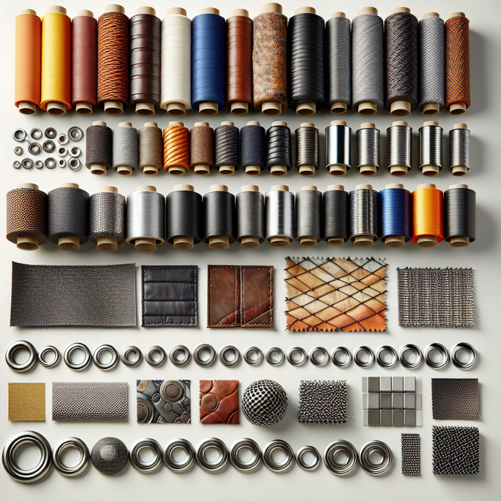 Jak dobrać oczka kaletnicze do skóry, tkaniny i materiałów technicznych?